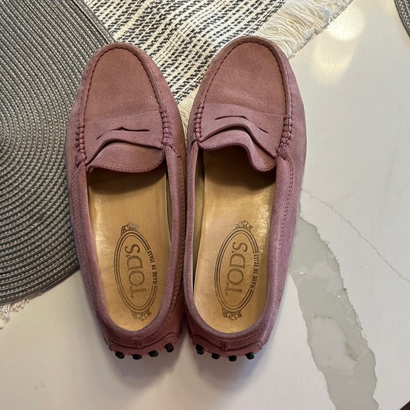 Tods Loafers Lilac women’s size 36 - Picture 1 of 7